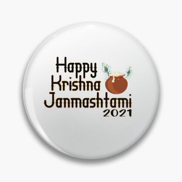 Item preview, Happy Krishna Janmashtami 2021 designed and sold by Marouane TM.