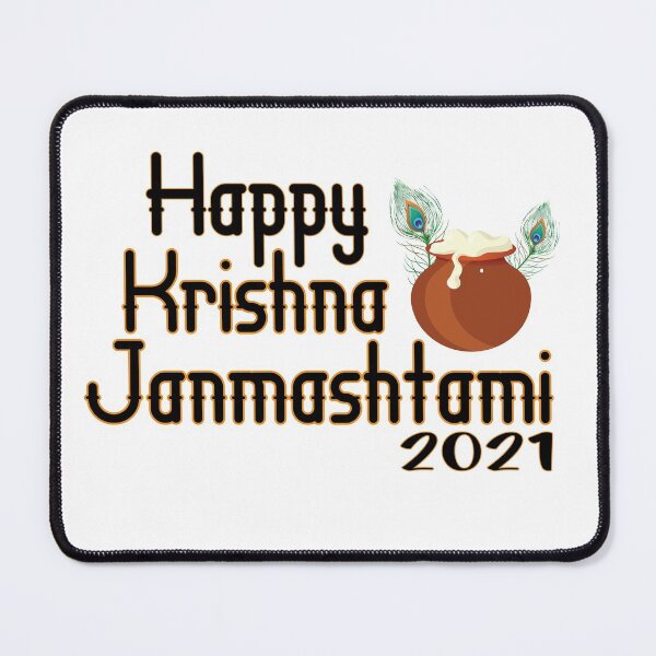 Artikelvorschau, Frohes Krishna Janmashtami 2021 entworfen und verkauft von Marouane TM.
