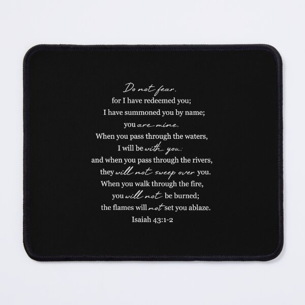 Item preview, Isaiah 43:1-2 When You Go Through Deep Waters I Will be with You designed and sold by corbrand.