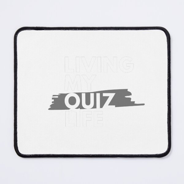 Item preview, Living my Quiz Life Grey designed and sold by PaynesPopUpQuiz.