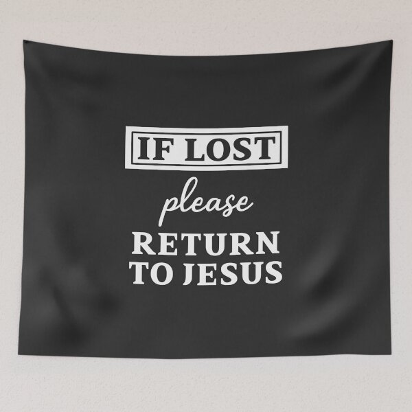 Item preview, Christian Design - If Lost Please Return to Jesus designed and sold by simplydesignart.