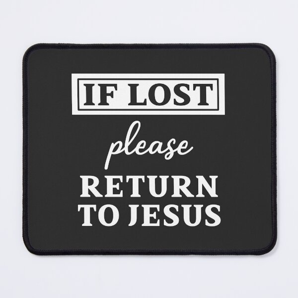 Item preview, Christian Design - If Lost Please Return to Jesus designed and sold by simplydesignart.