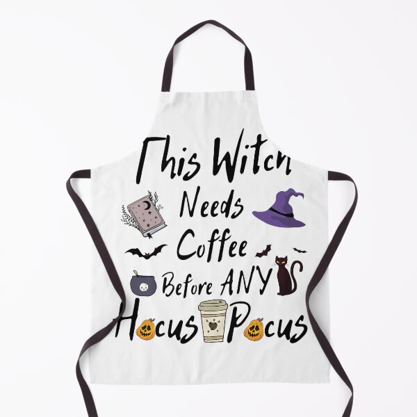Item preview, This Witch Needs Coffee Before Any Hocus Pocus, Halloween Witches designed and sold by Airmilly Store.