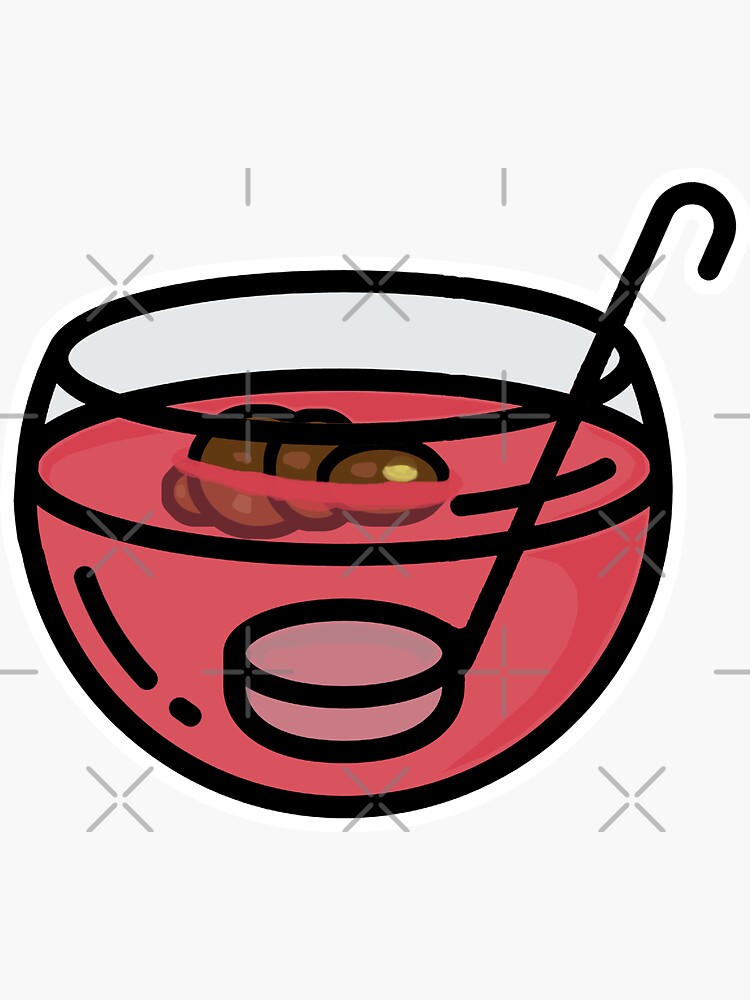 "Turd in the Punchbowl" Sticker for Sale by StrAmutt Redbubble