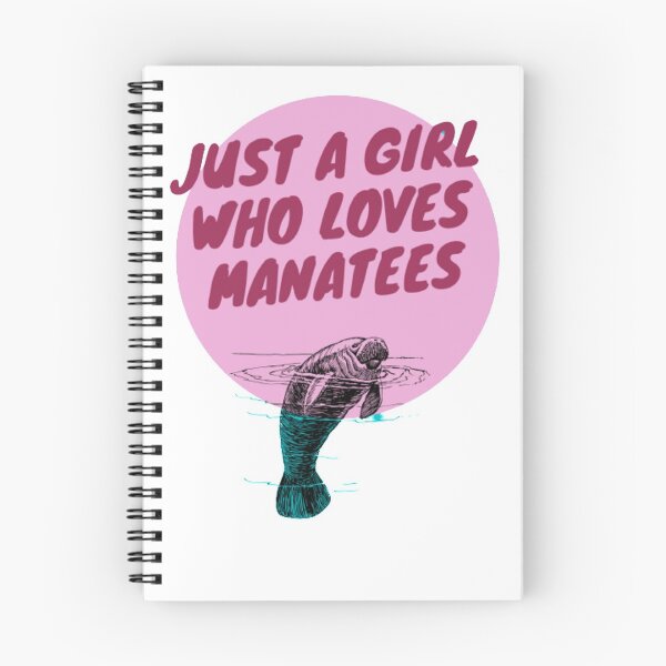 Item preview, Just a girl who loves manatees designed and sold by Drawingmer.