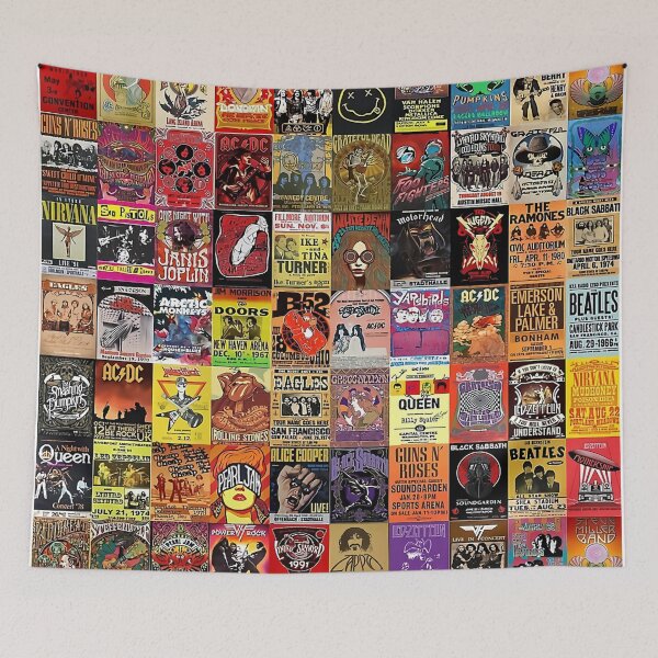 Aperçu de l'œuvre Affiches de groupes de rock - créée et vendue par urepkukurang.