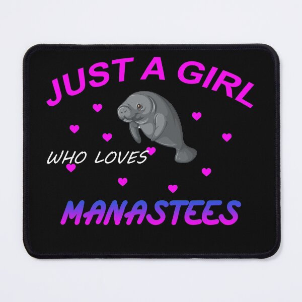 Item preview, Just A Girl Who Loves Manatees designed and sold by SamirElh77.