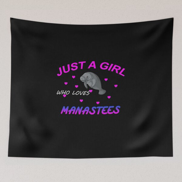 Item preview, Just A Girl Who Loves Manatees designed and sold by SamirElh77.