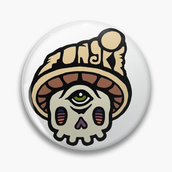 Item preview, FUNgKi Pin Co. SHROOM/SKULL 2.0 designed and sold by Fungki.