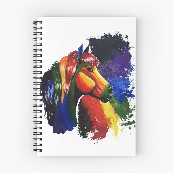 Item preview, Pride and Glory Rainbow Horse designed and sold by Elizabeth Staley.