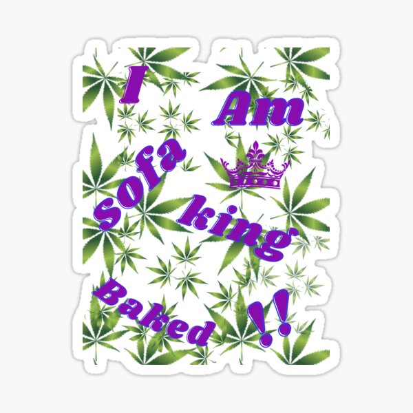 Artikel-Vorschau von Sofakönig gebacken !! Violett, designt und verkauft von Neil Elliott Designs.