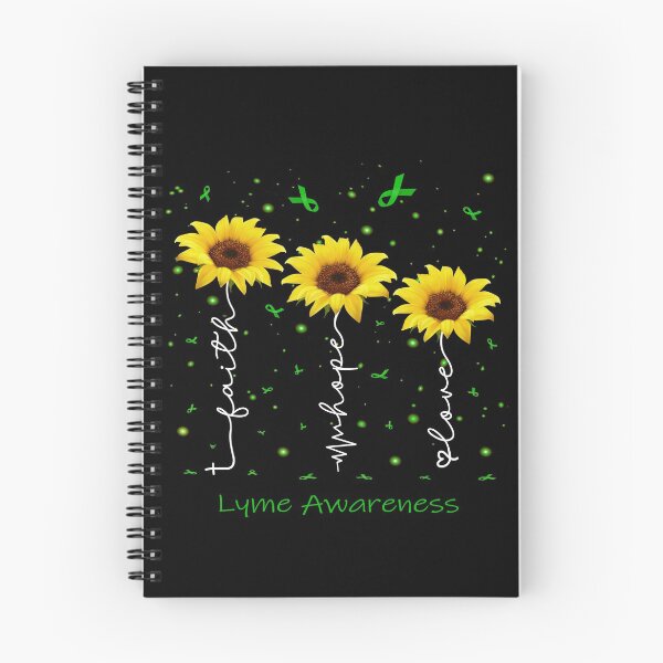 Item preview, Sunflower Faith Hope Love Lyme Awareness designed and sold by largellie.