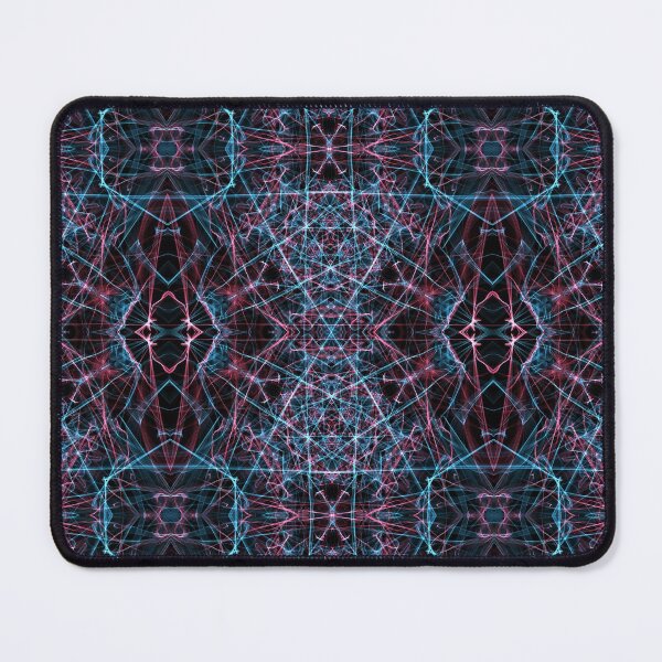 Item preview, Liquid Light Series #61 ~ Blue and Red Abstract Fractal Pattern designed and sold by Ascension Vibrations.