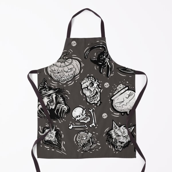 Item preview, Halloween monstas B&W designed and sold by Ronald Segovia.