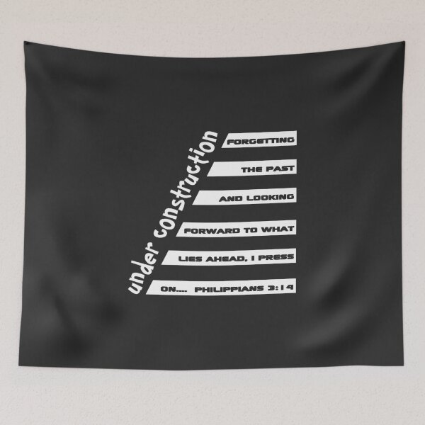 Item preview, Christian Design - Under Construction - Philippians 4:13 designed and sold by simplydesignart.