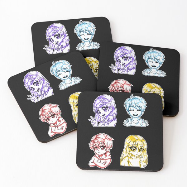 Item preview, Monochrome Friends designed and sold by Rin Artz.