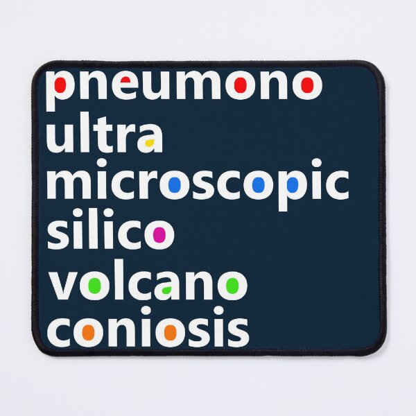 Item preview, pneumonoultramicroscopicsilicovolcanoconiosis designed and sold by DaltonSays.