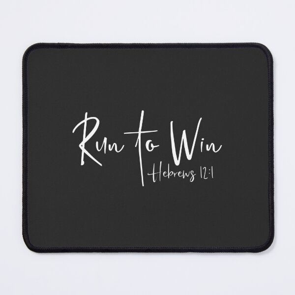 Item preview, Christian Design - Run to Win - Hebrews 12 verse 1 designed and sold by simplydesignart.