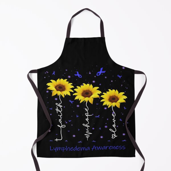 Item preview, Sunflower Faith Hope Love Lymphedema Awareness designed and sold by largellie.