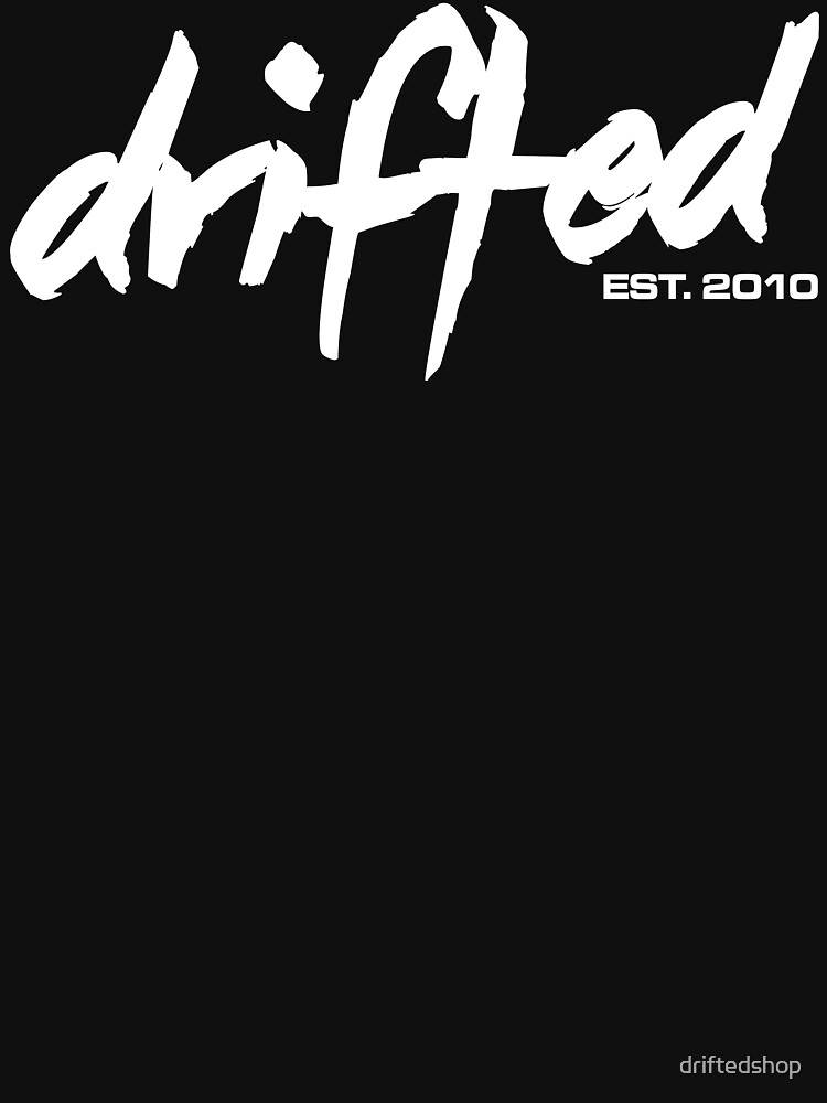 Thumbnail 7 of 7, Essential T-Shirt, Drifted Classic Tee - Black designed and sold by driftedshop.