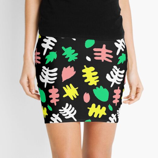 Paradise Tropic black Mini Skirt