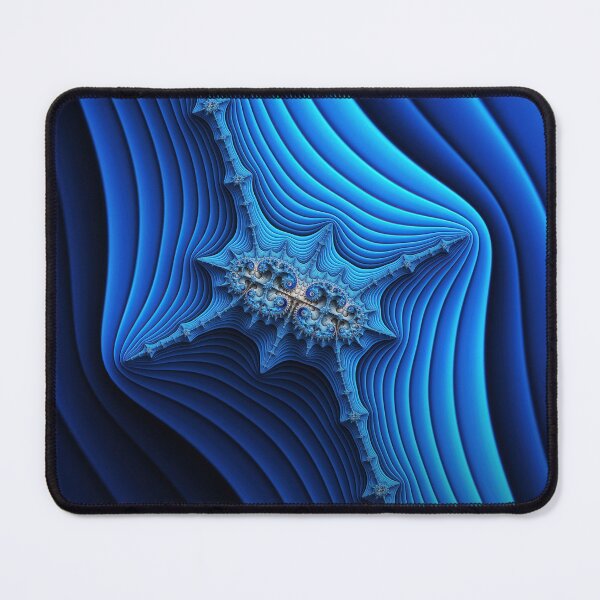 Item preview, Abstract Blue Fractal designed and sold by cesarhiar.