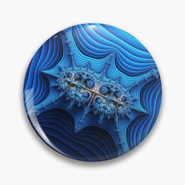 Item preview, Abstract Blue Fractal designed and sold by cesarhiar.
