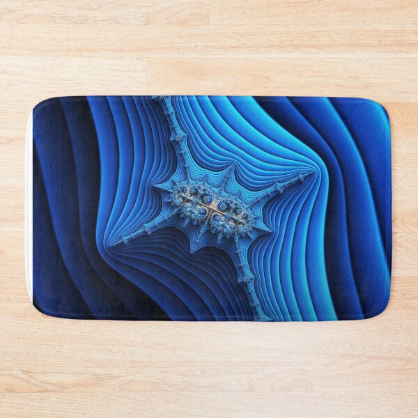 Item preview, Abstract Blue Fractal designed and sold by cesarhiar.