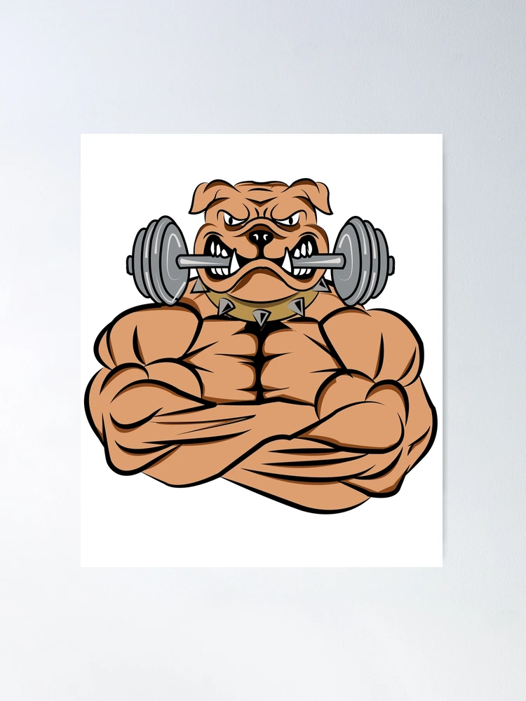 Pit Bull Weightlifting Funny Deadlift Men Fitness Gym Gifts Sticker for  Sale by HansShields