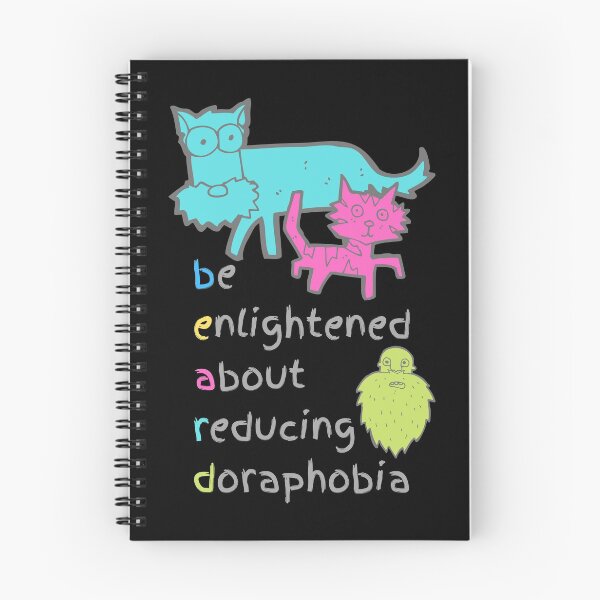 Item preview, Be Enlightened About Reducing Doraphobia Funny Beard Design designed and sold by BeeZBeez.