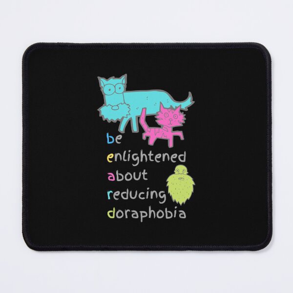Item preview, Be Enlightened About Reducing Doraphobia Funny Beard Design designed and sold by BeeZBeez.