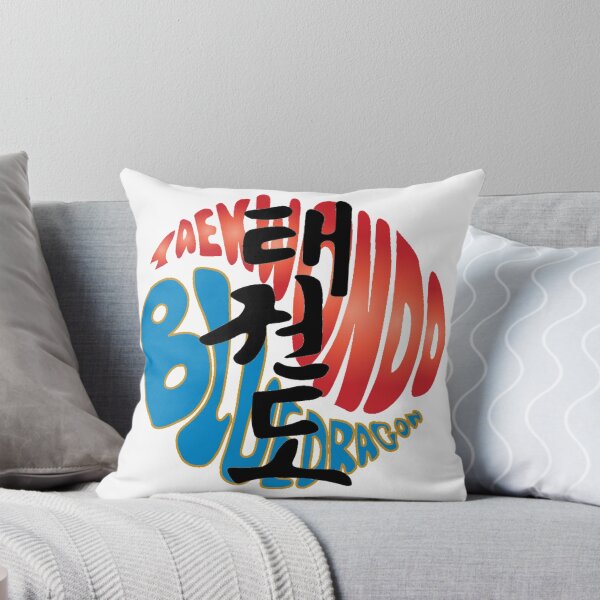 Item preview, TaeKwonDo written in Korean symbols with Blue Dragon yin yang background. designed and sold by BlueDragonTKD.