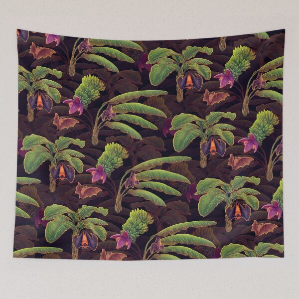 Item preview, Fruit Bats and Banana Trees designed and sold by doomed-dreamer.