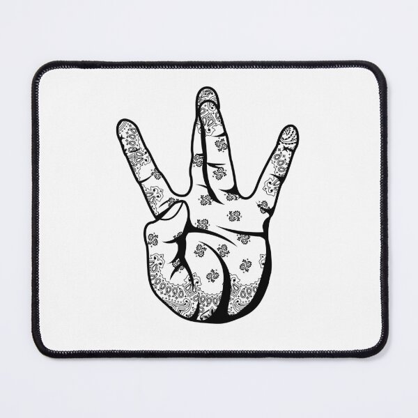 Item preview, Westside Bandana Gangsta Hip Hop Hand Sign designed and sold by JustLivinLife.