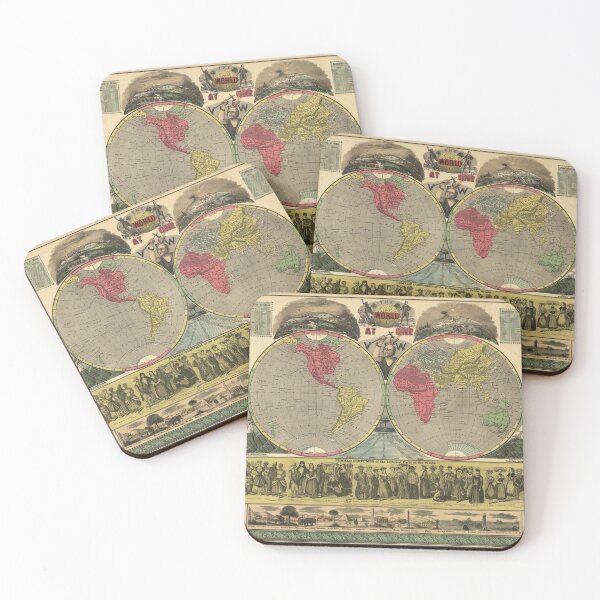 Item preview, The World at One View in 1852 designed and sold by ganje.