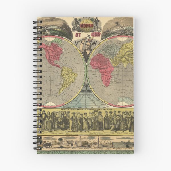 Item preview, The World at One View in 1852 designed and sold by ganje.