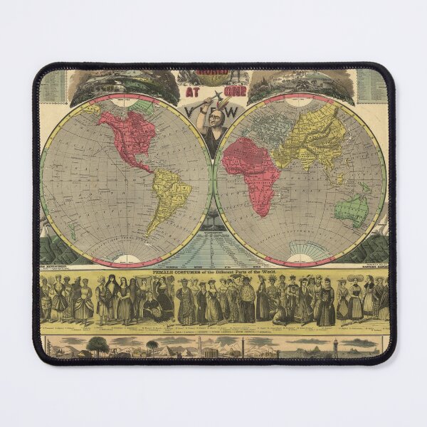Item preview, The World at One View in 1852 designed and sold by ganje.