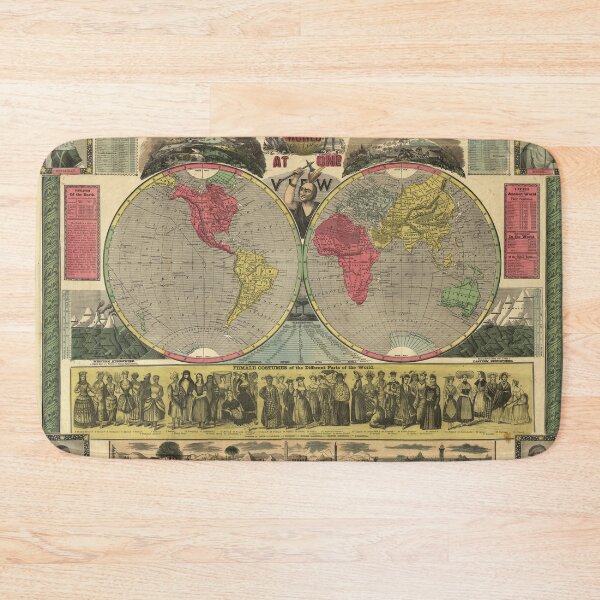 Item preview, The World at One View in 1852 designed and sold by ganje.