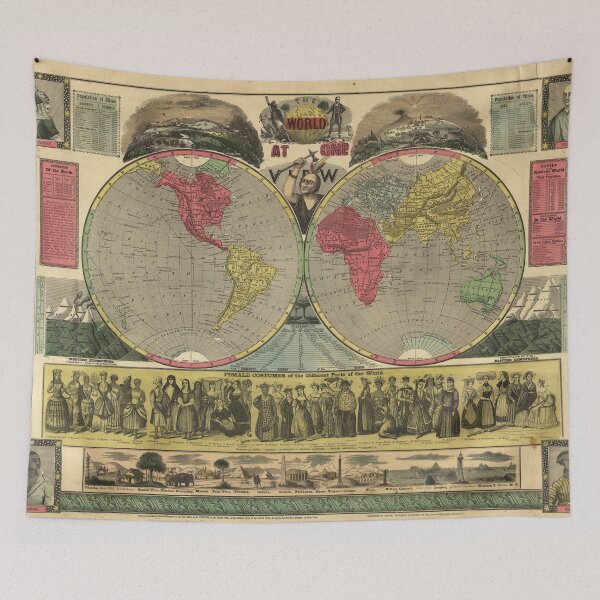 Item preview, The World at One View in 1852 designed and sold by ganje.