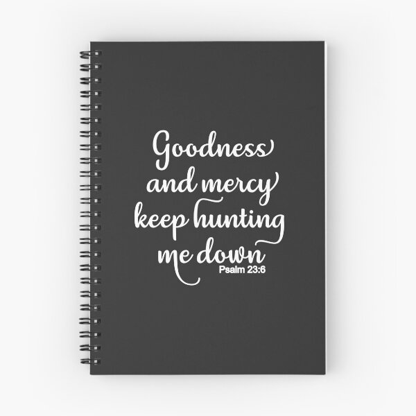 Item preview, Christian Design - Goodness and Mercy Keep Hunting Me Down - Psalm 23 designed and sold by simplydesignart.