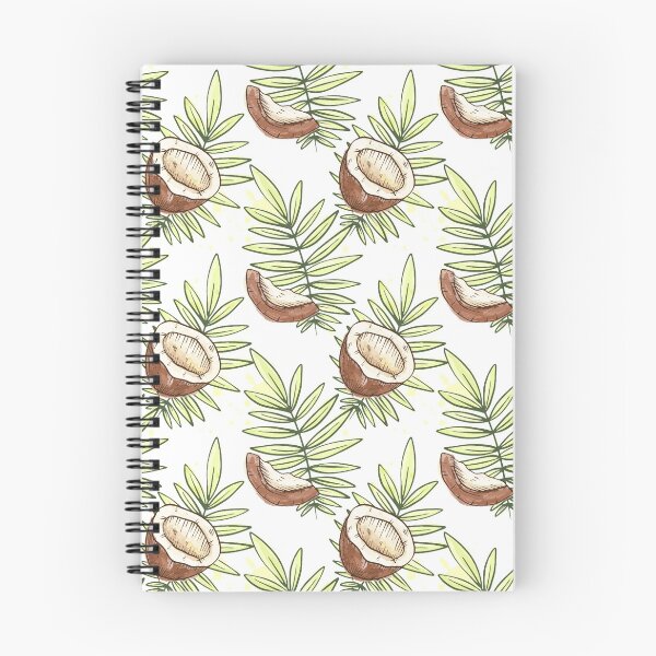Item preview, watercolor coconut pattern designed and sold by hobbystore0-0.