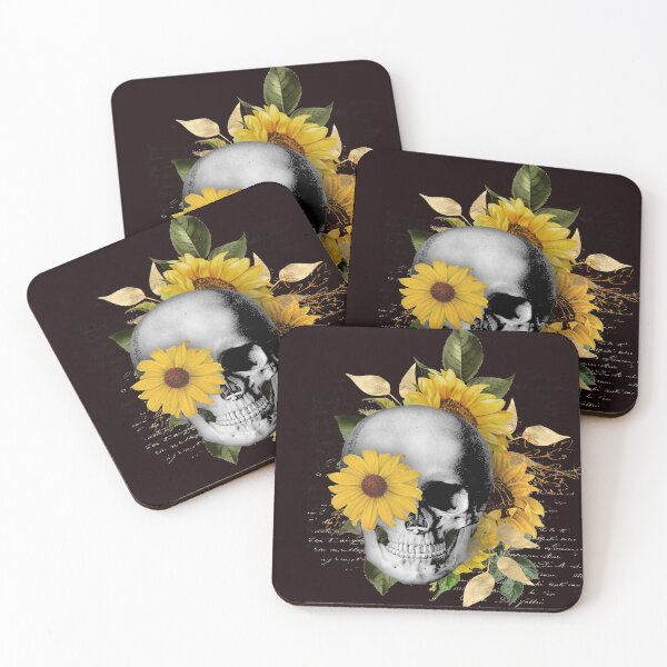 Item preview, Yellow Sunflowers and a Skull designed and sold by fredgarden8.