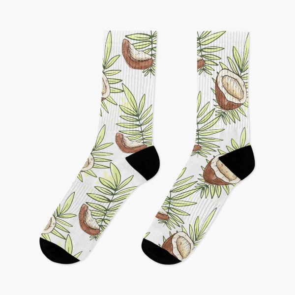 Item preview, watercolor coconut pattern designed and sold by hobbystore0-0.