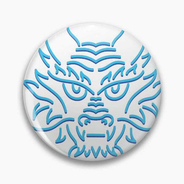 Item preview, Line Art Blue Dragon designed and sold by TribesVibes.