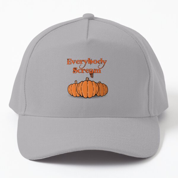 Everybody Scream Halloween Pumpkin Baseball Cap