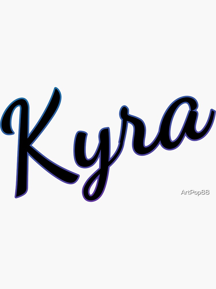 Kyra Sticker For Sale By Artpop88 Redbubble