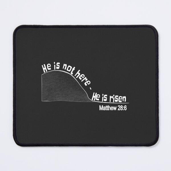 Item preview, Christian Design - He is Not Here, He is risen - Matthew 28 verse 6 designed and sold by simplydesignart.