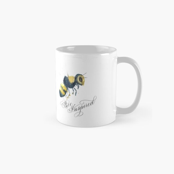 Bee Inspired Original Watercolor Print Classic Mug