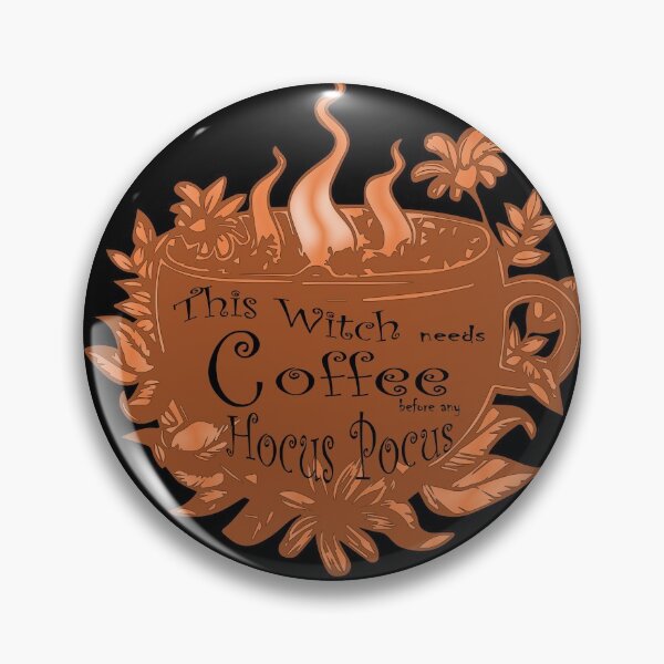 Item preview, Kawaii  Halloween  FUNNY  this witch needs coffee before any hocus pocus Gift   designed and sold by KiraSpace.