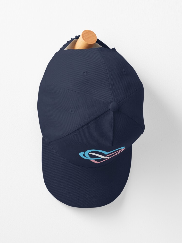 Alternate view of Transgender Polyamory Infinity Heart (Black) Cap